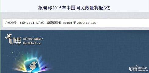 報(bào)告稱2015年中國(guó)網(wǎng)民數(shù)量將超8億