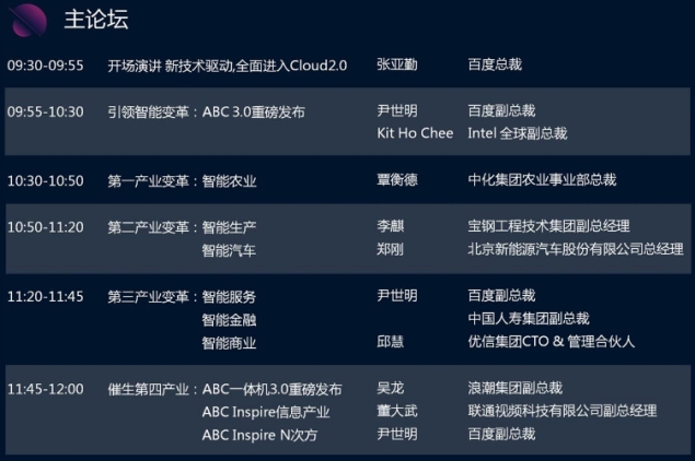 2018百度云智峰會門票免費領取，等你來拿