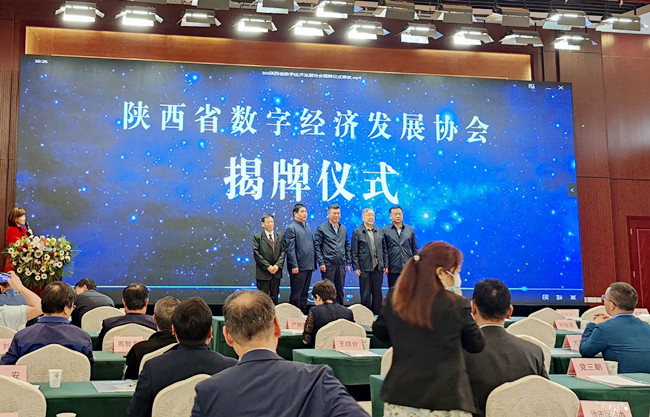 陜西省數(shù)字經(jīng)濟(jì)發(fā)展協(xié)會(huì)揭牌儀式